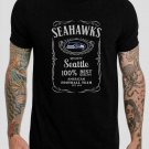 Seattle Seahawks Whiskey Black T-Shirt, T-Shirts for Men