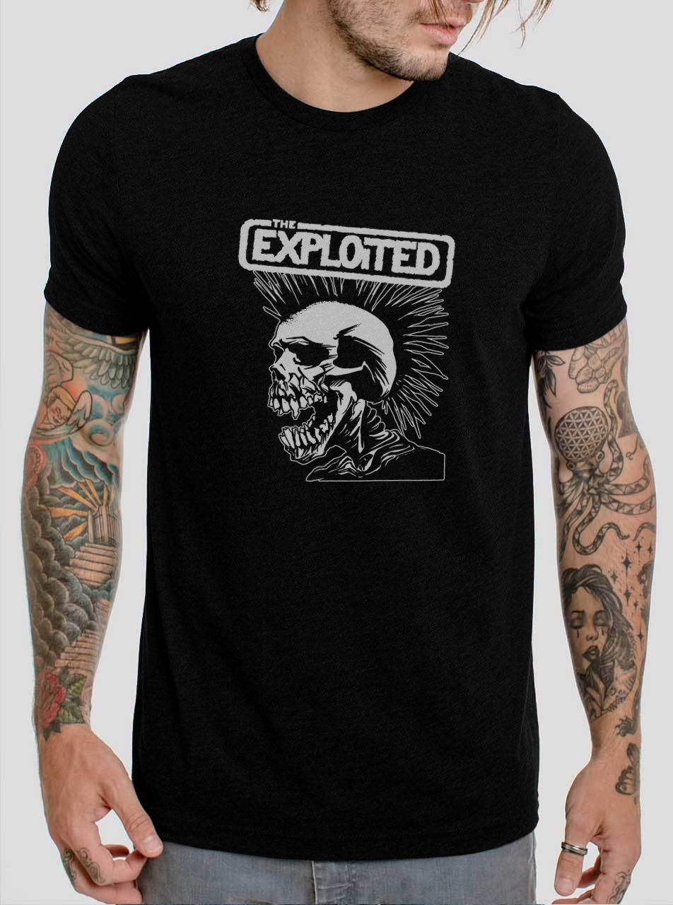 The Exploited Hardcore punk Black T-Shirt, T-Shirts for Men
