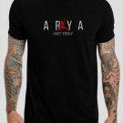 Arya Stark Leave One Wolf Alive Black T-Shirt, T-Shirts for Men