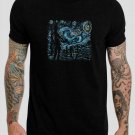 Boba Fett Starry Night Van Gogh Star Wars  Black T-Shirt, T-Shirts for Men