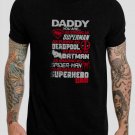Daddy You Are OUR Favourite Superheros Black T-Shirt, T-Shirts for Men