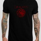 Daenerys Drogon Dracarys Targeryen Fire and Blood Game Of Thrones Black T-Shirt, T-Shirts for Men