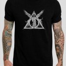 Deathly Hallows Harry Potter Inspired Black T-Shirt, T-Shirts for Men