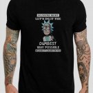 Rick and Morty Dumbest Way Possible Black T-Shirt, T-Shirts for Men