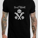 Sea Of Thieves Guns and Skulls Pirate Black T-Shirt, T-Shirts for Men