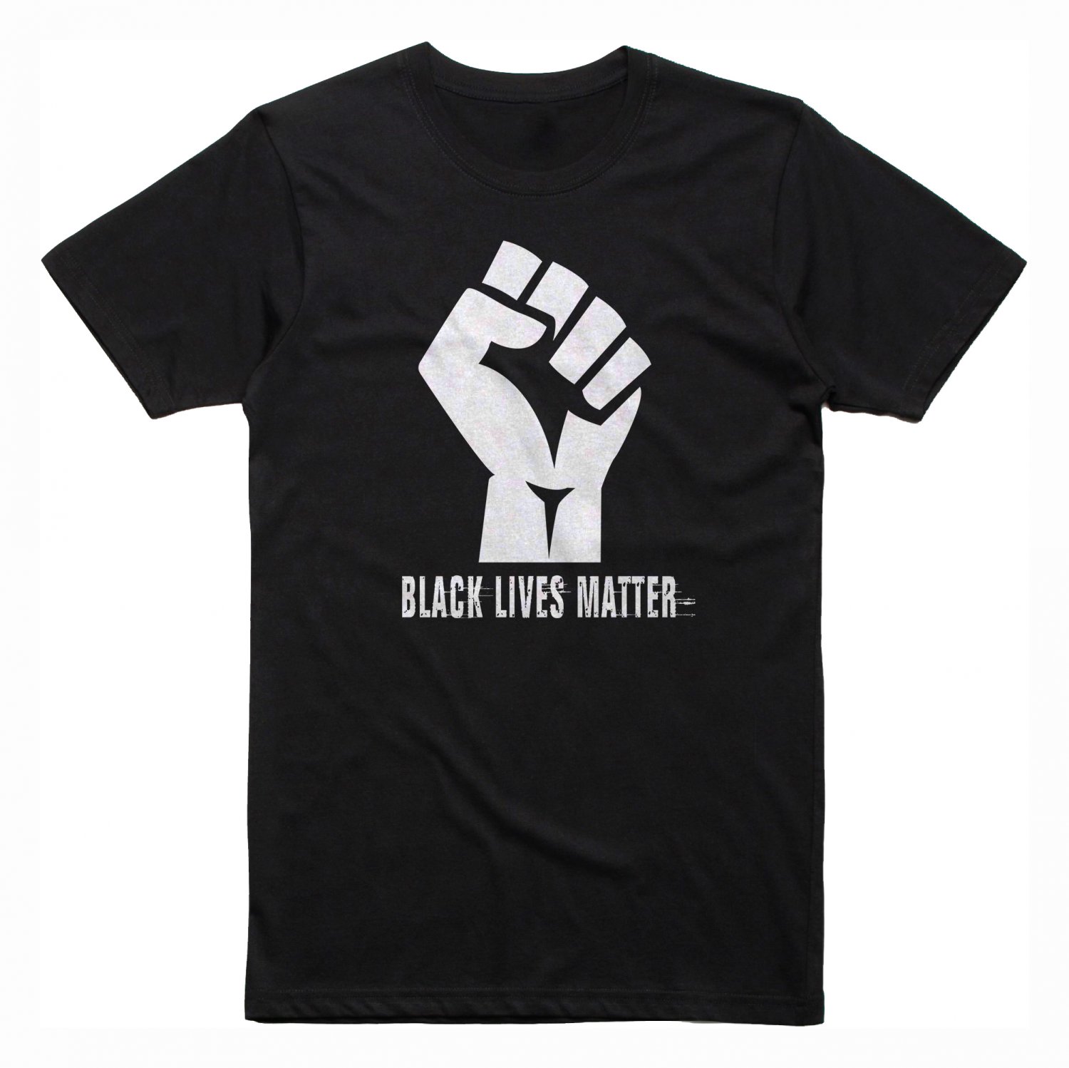 Black Lives Matter SHOW YOUR SUPPORT Black T-Shirt, T-Shirts for Men