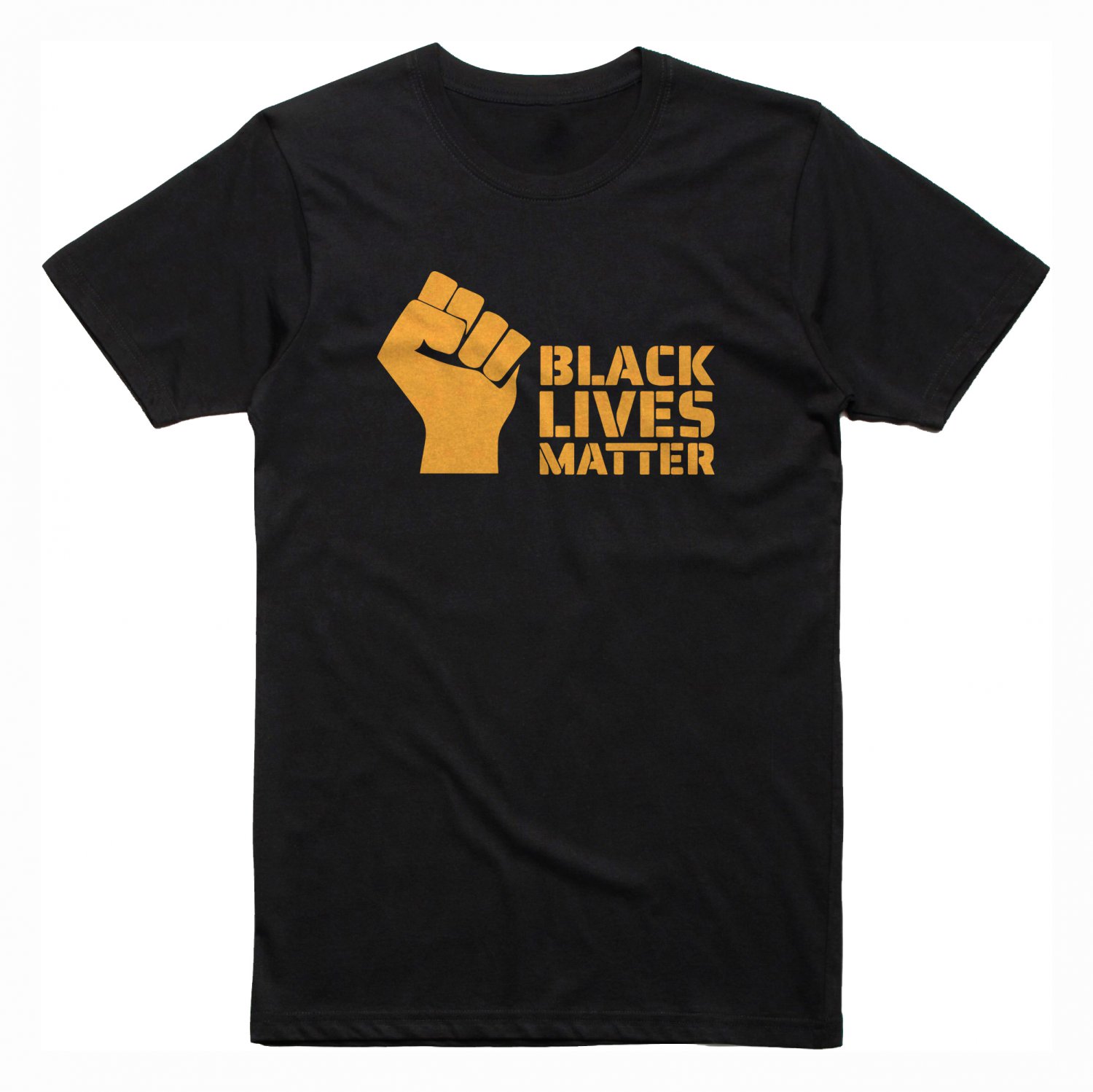 SUPPORT THE BLACK LIVES MATTER MOVEMENT Black T-Shirt, T-Shirts for Men