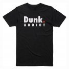 Dunk Addict Basketball Lovers Black T-Shirt, T-Shirts for Men