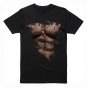 Ripped Muscles Bodybuilder Beast Chest Black T-Shirt, T-Shirts for Men