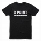 Basketball 3 Point Creator Throws and Victorious Black T-Shirt