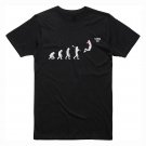 Basketball Evolution Slam Dunk and Dribble Black T-Shirt, T-Shirts for Men