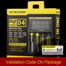 Nitecore D4 Digicharger LCD Intelligent li-ion 18650 14500 16340 26650 Battery Charger