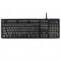 Nighthawk Pro X Multicolor LED Backlit Mechanical Customizable Keyboard - Gaming and More