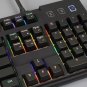 Nighthawk Pro X Multicolor LED Backlit Mechanical Customizable Keyboard - Gaming and More