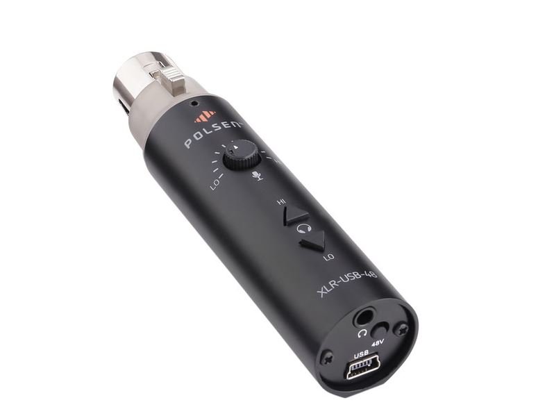 Polsen XLR-USB-48 - XLR to USB Digital Audio Recording Interface