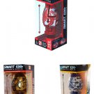 A set of 3 Labyrinth Puzzle 2-Layer Smart Eggs - Black, Blue & Red (Dragon Series)