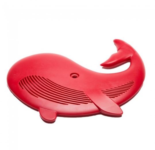 Plankton - Red - Plastic Pot and Pan Strainer for Kitchen
