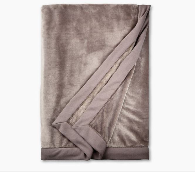 Ugg Duffield Throw Soft Blanket Stormy Grey