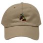 City Hunter C104 Roller Skate Cotton Baseball Dad Cap Khaki