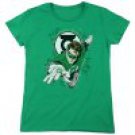 Green Lantern Ring First Womens Short Sleeve Shirt