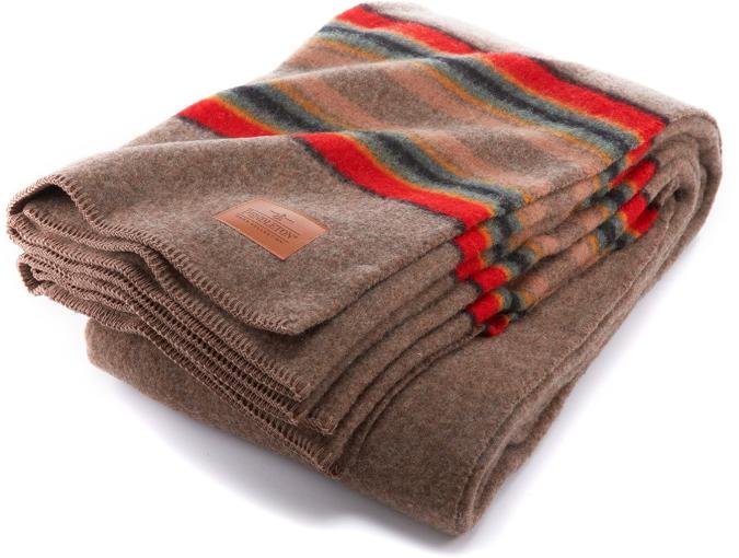 Yakima Camp Stripe Blanket - Mineral Umber