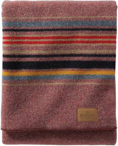 Yakima Camp Stripe Blanket - Red Mountain