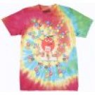 M and Ms Candy Spiral  T-Shirt Mens Tie-Tye - Extra Large (XL)