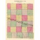 Old County Map - Hamilton Kansas - Everts 1887 - 23 x 31.54