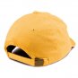 Bitcoin Embroidered Washed Cotton Adjustable Cap - Mango