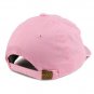 Bitcoin Embroidered Washed Cotton Adjustable Cap - Pink