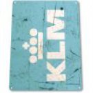 TIN SIGN KLM Airlines Retro Commercial Aviation Art Crew Picture Airplane A926, By Tin World