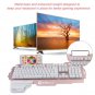CNMODLE Ergonomic Design Wired Metal Backlight Gaming Waterproof Keyboard PK-900