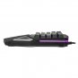 Delux T9 7 Colors LED Backlight Single Hand Gaming USB Wired Anti-Ghosting Keyboard - Pro