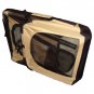 Folding Zippered Lightweight Easy Folding Pet Crate - XS