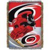 NHL 48 x 60 Home Ice Advantage Series Tapestry Throw, Hurricanes