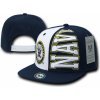 RapDom United States Navy 2-Tone Stack Up Mens Snapback Cap [Navy Blue/White - Adjustable]