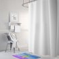 Cactus Blue and Purple Watercolor Machine Washable Memory Foam Mat