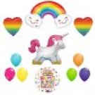 The Ultimate Rainbow Hearts Full Body Unicorn Birthday Party Supplies
