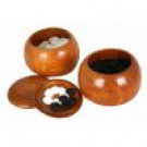 Go Game YUNZI Stones And Solid Wood Holder Bowls Set