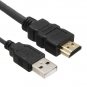 Dual Ports USBKVM Switch Cable Switcher Support HD 1080P for 2 Monitor Keyboard Mouse