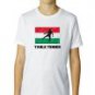 Hungary - Olympic - Table Tennis - Flag - Silhouette Boys Cotton Youth T-Shirt - Medium