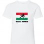 Hungary - Olympic - Table Tennis - Flag - Silhouette Boys Cotton Youth T-Shirt - Medium