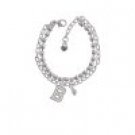 Mini Flip Flop -B- Double Strand Madison Charm Bracelet
