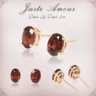 925 Silver Natural Garnet Earring – USD 52.00 (Include Shipping)