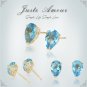 925 Silver Natural Blue Topaz Earring – USD 47.00 (Include Shipping)