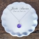 925 Silver Natural Amethyst Necklace – USD 110.00 (Include Shipping)