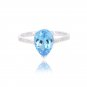 925 Silver Natural Blue Topaz Ring - USD 65.00 (Include Shipping)