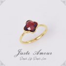 925 Silver Natural Amethyst Ring (Include Shipping with Ring Box)