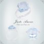 925 Silver Natural Blue Topaz Ring & CZ - USD 239 (Include Shipping with Ring Box)