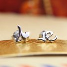 New-Women-Lady-925-Sterling-Silver-Heart-LOVE-Ear-Stud-Earrings-Jewelry-Gift